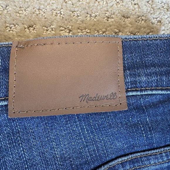 Womens Madewell Medium Wash Jeans Size 27 Slim Skinny Roadtripper Stretch Dark - Picture 11 of 13